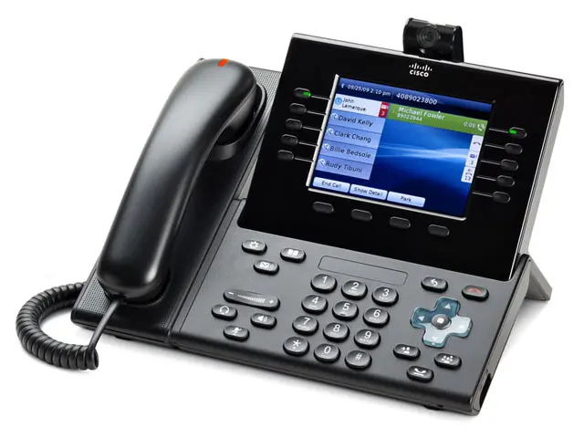 CP-9951-CL-CAM-K9 Cisco IP видеотелефон, 5 линий, 2 x GE RJ-45, Color LCD 640х480, SIP, PoE CP-9951-CL-CAM-K9 Cisco IP видеотелефон, 5 линий, 2 x GE RJ-45, Color LCD 640х480, SIP, PoE