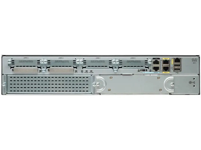 CISCO 2911-V маршрутизатор с функцией голосового VoIP шлюза. 3 x GE RJ-45, PVDM3-16, лицензия UC CISCO 2911-V маршрутизатор с функцией голосового VoIP шлюза. 3 x GE RJ-45, PVDM3-16, лицензия UC