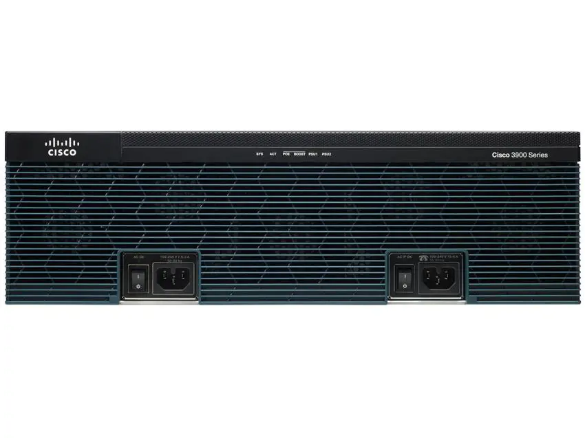 CISCO 3945E-V маршрутизатор с функцией голосового VoIP шлюза. 4 x GE RJ-45, 2 x SFP, PVDM3-64, UC CISCO 3945E-V маршрутизатор с функцией голосового VoIP шлюза. 4 x GE RJ-45, 2 x SFP, PVDM3-64, UC