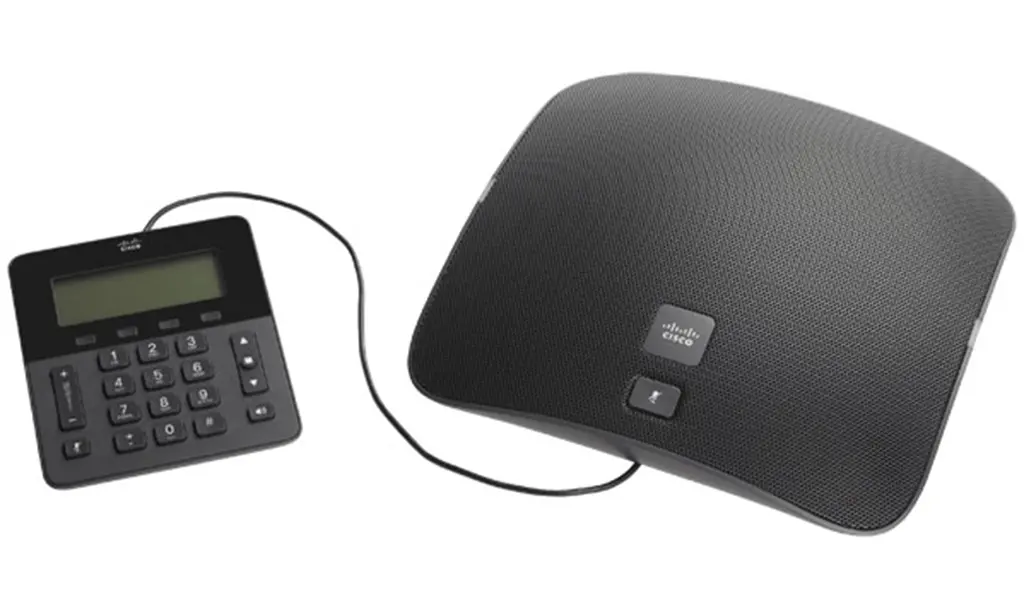 CP-8831-K9 Cisco IP конференц-телефон 4 линии SIP, 1 x FE RJ-45 PoE, LCD 396х162 BW, 2 х RJ-11 CP-8831-K9 Cisco IP конференц-телефон 4 линии SIP, 1 x FE RJ-45 PoE, LCD 396х162 BW, 2 х RJ-11