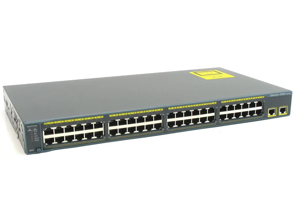 WS-C2960-48TT-L Cisco Catalyst сетевой коммутатор 48 x FE RJ-45, 2x GE RJ-45, LAN Base WS-C2960-48TT-L Cisco Catalyst сетевой коммутатор 48 x FE RJ-45, 2x GE RJ-45, LAN Base