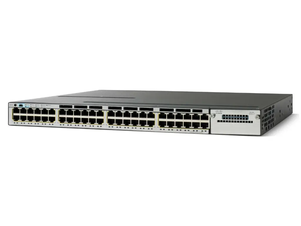 WS-C3750X-48T-E Cisco Catalyst сетевой коммутатор 48 x GE RJ-45, 3+ уровня IP Services WS-C3750X-48T-E Cisco Catalyst сетевой коммутатор 48 x GE RJ-45, 3+ уровня IP Services