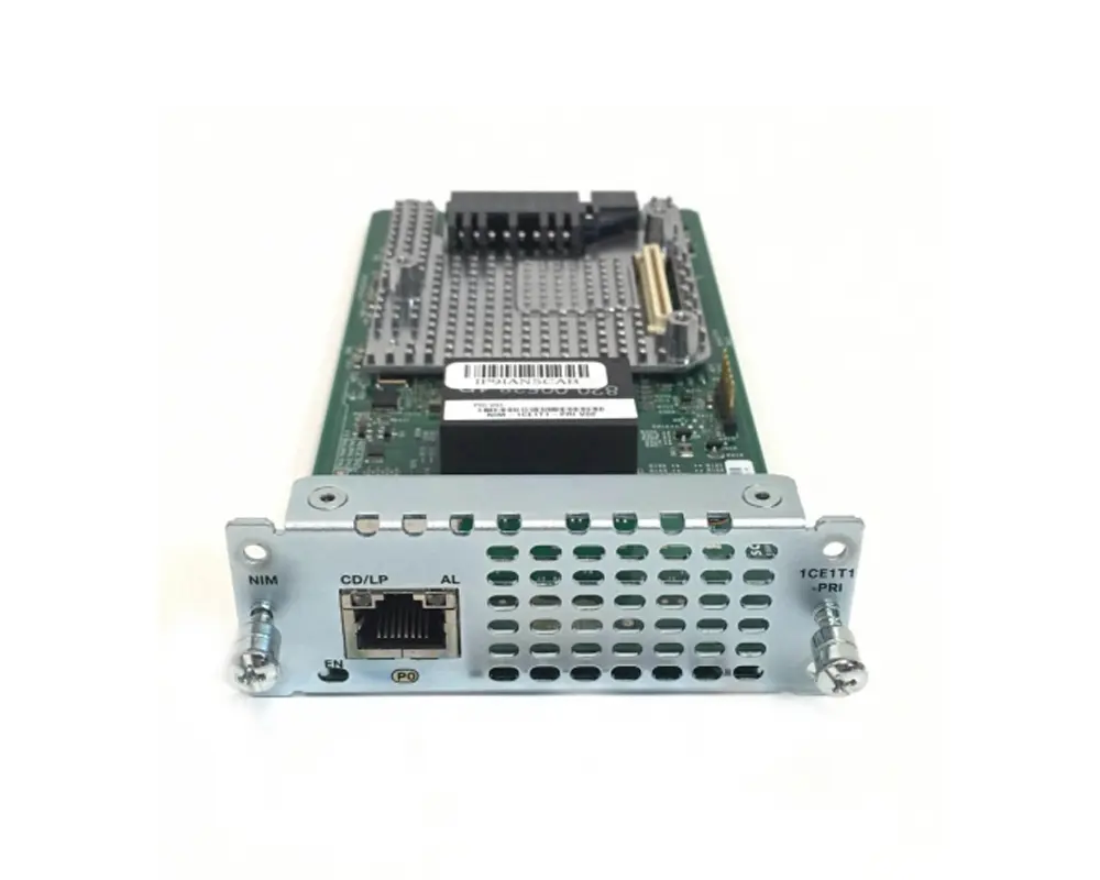 NIM-1CE1T1-PRI Cisco модуль NIM коммутатора 1 x Multi-flex Trunk Voice/Channelized Data T1/E1