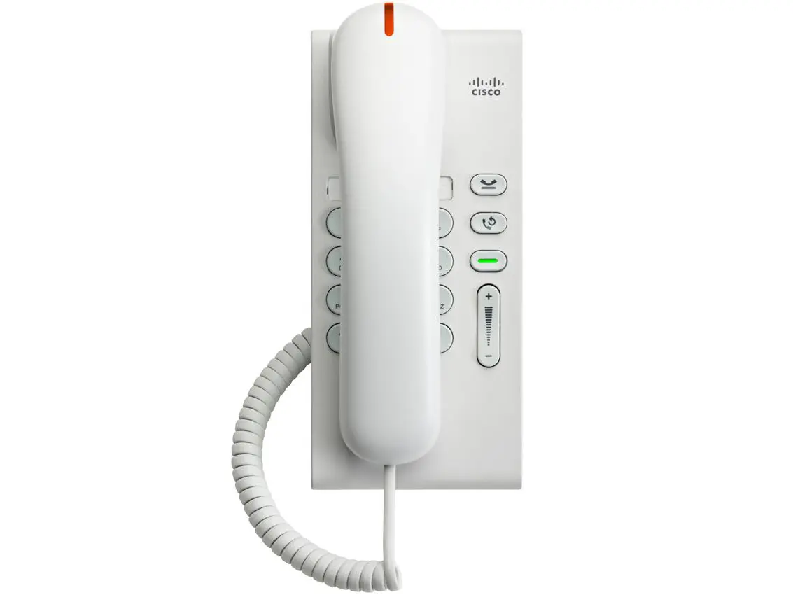 CP-6901-WL-K9 Cisco IP телефон, 1 линия SIP/SCCP, 1 x FE PoE, без LCD CP-6901-WL-K9 Cisco IP телефон, 1 линия SIP/SCCP, 1 x FE PoE, без LCD
