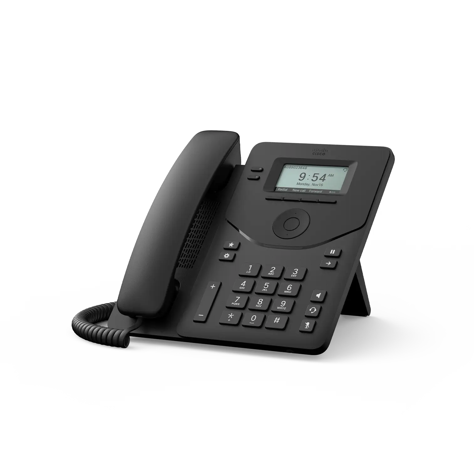 IP-телефон Cisco Desk Phone 9811 DP-9811-K9, дисплей 2.6″, 256 × 132, 2 порта Ethernet 10/100, PoE, Cisco PhoneOS