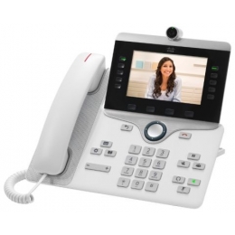 Конференц-телефон Cisco 8845, 5 x SIP, 2 x GE, 5 LCD, белый CP-8845-W-K9=