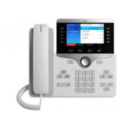 Конференц-телефон Cisco 8861, 5 x SIP, 2 x GE, 5 LCD, PoE, Белый CP-8861-W-K9=
