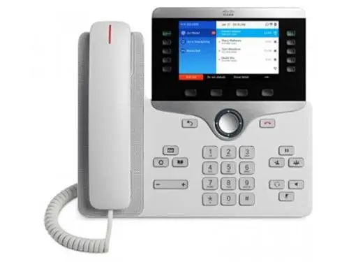 Конференц-телефон Cisco 8851, 5 x SIP, 2 x GE, 5 LCD, PoE, Белый CP-8851-W-K9= Конференц-телефон Cisco 8851, 5 x SIP, 2 x GE, 5 LCD, PoE, Белый CP-8851-W-K9=
