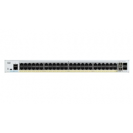 Коммутатор Cisco Catalyst 1000, 48xGE PoE+, 4x10G SFP+ C1000-48P-4X-L