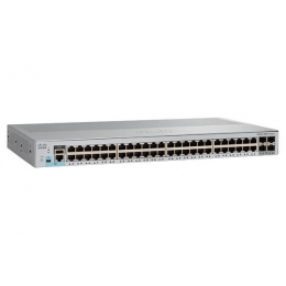 Коммутатор Cisco Catalyst, 48 x GE, 4 x 1G SFP, LAN Lite WS-C2960L-48TS-LL