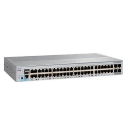 Коммутатор Cisco Catalyst 2960L, 48xGE (PoE), 4 SFP+, LAN Lite WS-C2960L-48PQ-LL