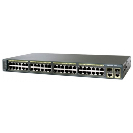 Коммутатор Cisco Catalyst, 48 x FE, 2 x GE/SFP, LAN Base WS-C2960+48TC-L