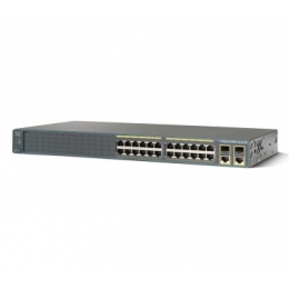 Коммутатор Cisco Catalyst, 24 x FE, 2 x GE/SFP, LAN Base WS-C2960+24TC-L