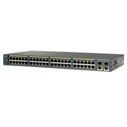 Коммутатор Cisco Catalyst, 48 x FE (PoE), 2 x GE, 2 x SFP, LAN Lite WS-C2960R+48PST-S