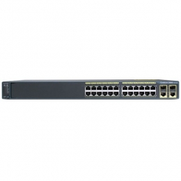 Коммутатор Cisco Catalyst, 24 x GE, 2 x SFP, LAN Lite WS-C2960S-24TS-S