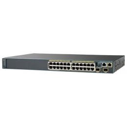 Коммутатор Cisco Catalyst, 24 x GE, 2 x SFP+, LAN Base WS-C2960S-24TD-L