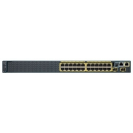Коммутатор Cisco Catalyst, 24 x GE (PoE), 2 x SFP+, LAN Base WS-C2960S-24PD-L