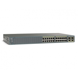 Коммутатор Cisco Catalyst, 24 x FE (8 PoE), 2 x SFP, LAN Lite WS-C2960-24LC-S