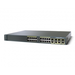 Коммутатор Cisco Catalyst, 24 x GE, 4 x GE/SFP, LAN Base WS-C2960G-24TC-L