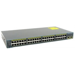Коммутатор Cisco Catalyst, 48 x FE, 2 x GE, LAN Base WS-C2960-48TT-L