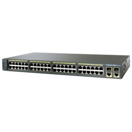 Коммутатор Cisco Catalyst, 48 x FE, 2 x GE/SFP, LAN Base WS-C2960-48TC-L