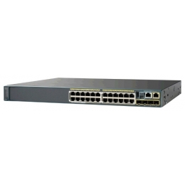 Коммутатор Cisco Catalyst, 24 x FE (PoE), 2 x GE/SFP, LAN Base WS-C2960-24PC-L