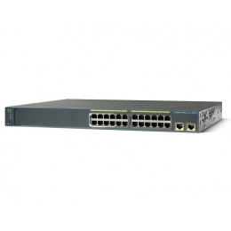 Коммутатор Cisco Catalyst, 24 x FE (8 PoE), 2 x GE, LAN Base WS-C2960-24LT-L