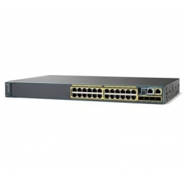 Коммутатор Cisco Catalyst, 24 x GE, 2 x SFP+, LAN Base WS-C2960X-24TD-L