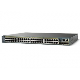 Коммутатор Cisco Catalyst, 48 x GE (PoE+), 4 x SFP, LAN Base WS-C2960RX-48FPS-L