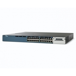 Коммутатор Cisco Catalyst, 24 x GE (PoE), IP Base WS-C3560X-24P-S