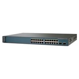 Коммутатор Cisco Catalyst, 24 x FE (PoE), 2 x SFP, IP Service WS-C3560V2-24PS-E