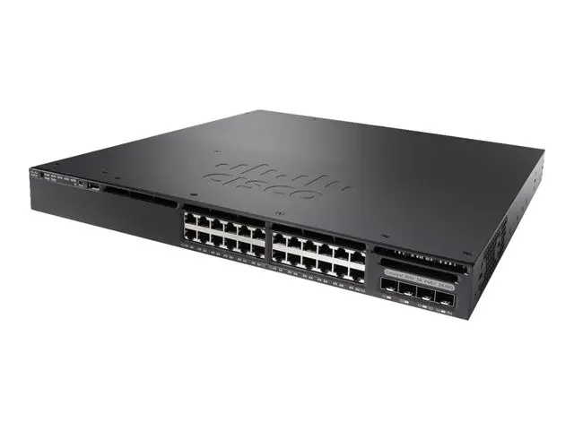 Коммутатор Cisco Catalyst, 24 x GE (PoE+), 4 x SFP+, 5 AP, IP Base WS-C3650-24PWS-S