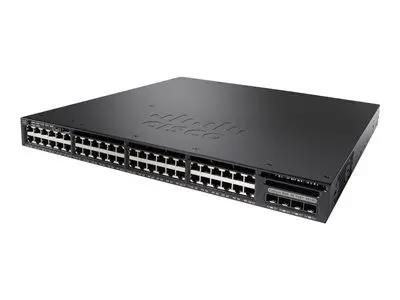 Коммутатор Cisco Catalyst, 48 x GE (PoE), 4 x SFP+, 5 AP, IP Base WS-C3650-48FWQ-S