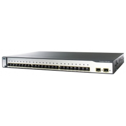 Коммутатор Cisco Catalyst, 24 x FE Duplex SC, 2 x SFP WS-C3750-24FS-S