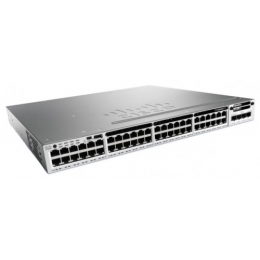 Коммутатор Cisco Catalyst, 48 x GE (PoE+), LAN Base WS-C3850-48T-L