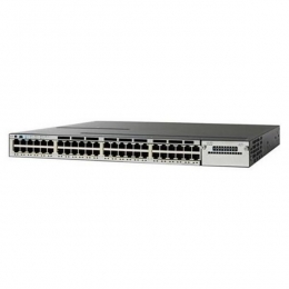 Коммутатор Cisco Catalyst, 48 x GE (PoE+), LAN Base WS-C3850-48F-L