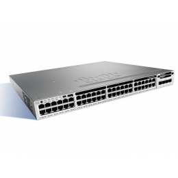 Коммутатор Cisco Catalyst, 48 x GE (PoE+), LAN Base WS-C3850R-48T-L