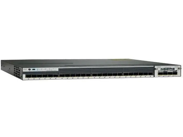 Коммутатор Cisco Catalyst, 24 x mGig (UPoE), IP Base WS-C3850-24XU-S
