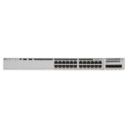 Коммутатор Cisco Catalyst 9200L, 24xGE (PoE), 4xSFP, Network Essentials C9200L-24P-4G-RE