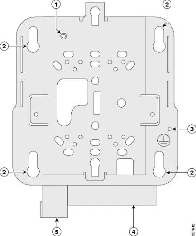 Монтажный комплект Cisco AIR-AP-BRACKET-1= Монтажный комплект Cisco AIR-AP-BRACKET-1=