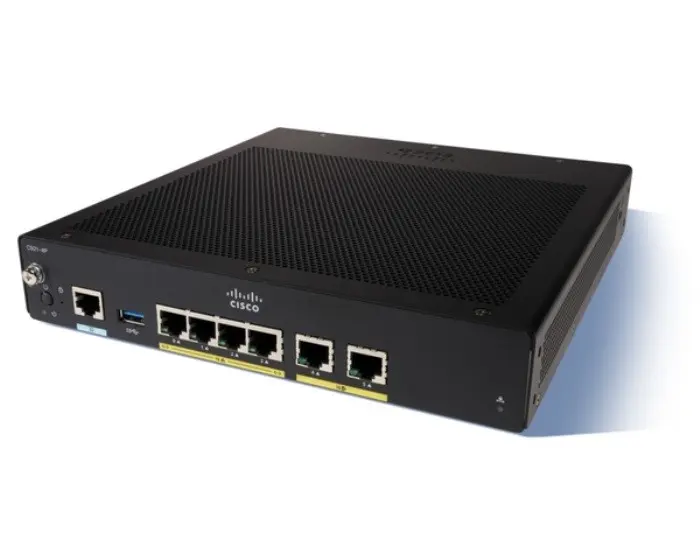 Маршрутизатор Cisco C927, WAN 1x 1 Гб/с, 1x VADSL, (Annex A), LAN 4x 1 Гб/с C927-4P Маршрутизатор Cisco C927, WAN 1x 1 Гб/с, 1x VADSL, (Annex A), LAN 4x 1 Гб/с C927-4P