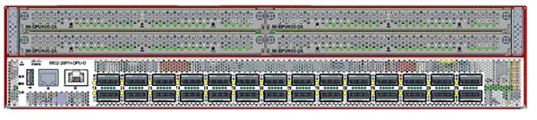 Cisco 8102-28FH-DPU-O маршрутизатор, 28x 400G QSFP-DD (11.2T) + 8x DPUs (1.6 Тбит/с), Ethernet
