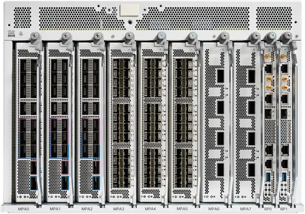Cisco 8608-SYS шасси коммутатора, модульное исполнение, установка в стойку