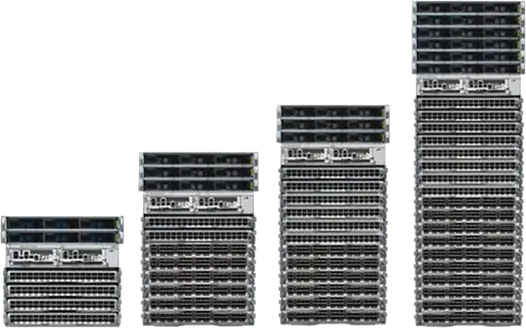 Cisco 8804-SYS шасси коммутатора, модульное исполнение, установка в стойку