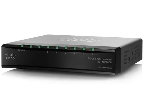 Коммутатор Cisco SB SF100D-08-EU