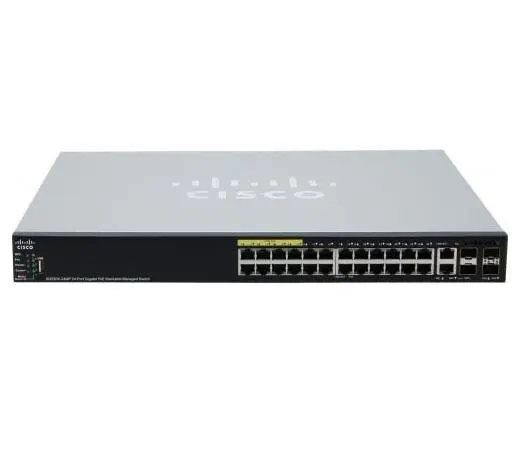 Управляемый коммутатор Cisco, 24 порта 1 Гб/с RJ-45 SG550X-24P-K9-EU Управляемый коммутатор Cisco, 24 порта 1 Гб/с RJ-45 SG550X-24P-K9-EU
