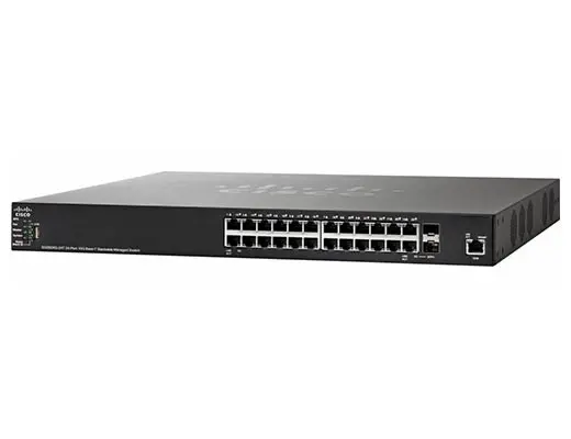 Управляемый коммутатор Cisco, 22 порта 10 Гб/с RJ-45 SG350XG-24T-K9-EU