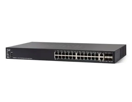 Управляемый коммутатор Cisco, 24 порта 10/100 Мб/с RJ-45 SF550X-24P-K9-EU Управляемый коммутатор Cisco, 24 порта 10/100 Мб/с RJ-45 SF550X-24P-K9-EU