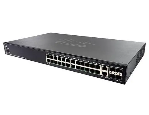 Управляемый коммутатор Cisco, 24 порта 10/100 Мб/с RJ-45 SF550X-24P-K9-EU Управляемый коммутатор Cisco, 24 порта 10/100 Мб/с RJ-45 SF550X-24P-K9-EU