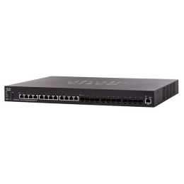 Коммутатор Cisco 550X, 12x10GE, 12xSFP+ SX550X-24FT-K9-EU